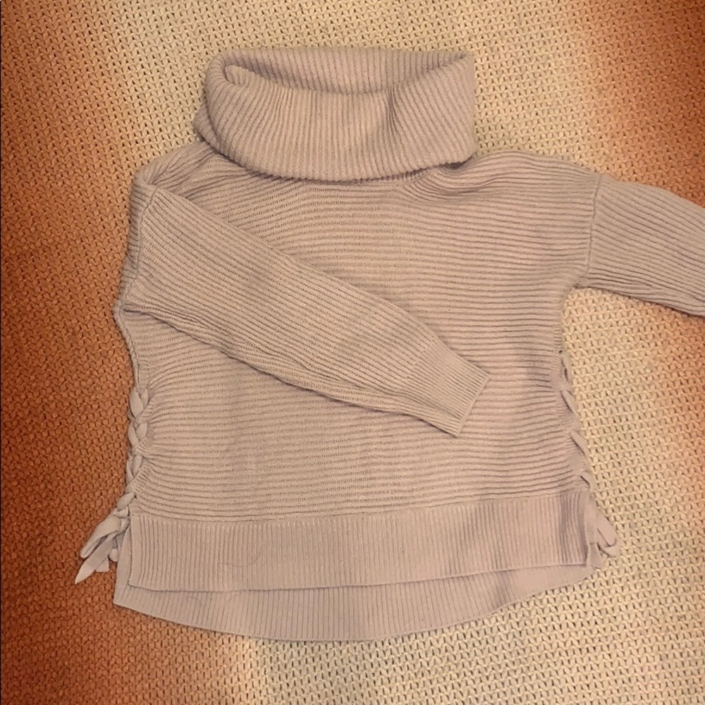 soft pink sweater